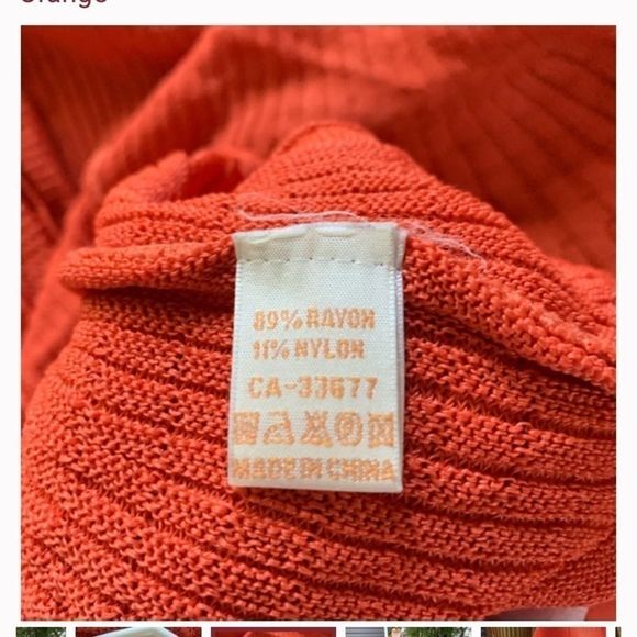 Pumpkin Spice Open Knit Cardigan Skirted Hem Fall - Picture 10 of 10